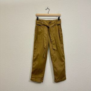CABI #5693 Discovery Trouser Paper Bag Pants in Cumin